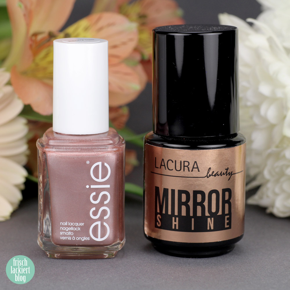 Alternative zu essie Penny Talk – Vergleich Rosegold Nagellack – Dupe Suche – by frischlackiert