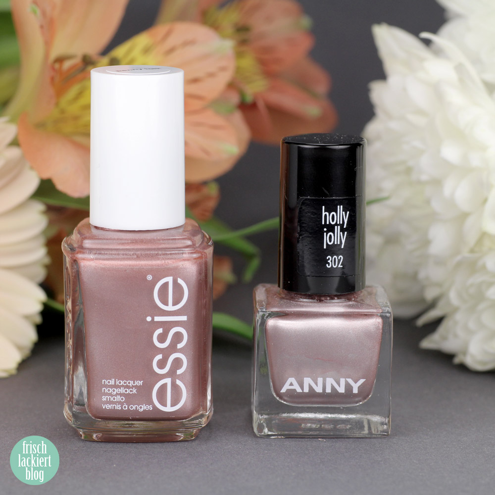 Alternative zu essie Penny Talk – Vergleich Rosegold Nagellack – Dupe Suche – by frischlackiert
