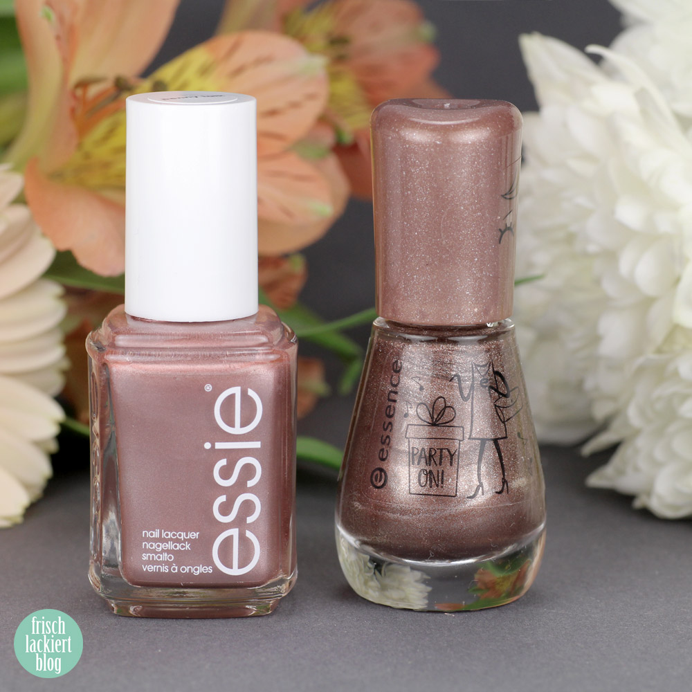 Alternative zu essie Penny Talk – Vergleich Rosegold Nagellack – Dupe Suche – by frischlackiert