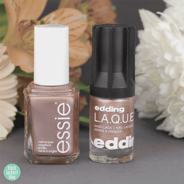 Alternative zu essie Penny Talk – Vergleich Rosegold Nagellack – Dupe Suche – by frischlackiert