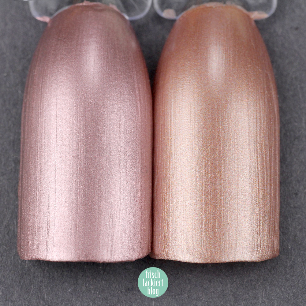 Alternative zu essie Penny Talk – Vergleich Rosegold Nagellack – Dupe Suche – by frischlackiert