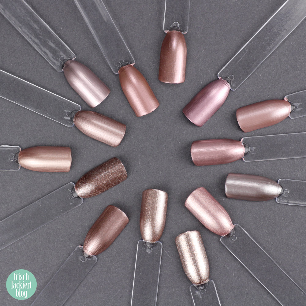 Alternative zu essie Penny Talk – Vergleich Rosegold Nagellack – Dupe Suche – by frischlackiert
