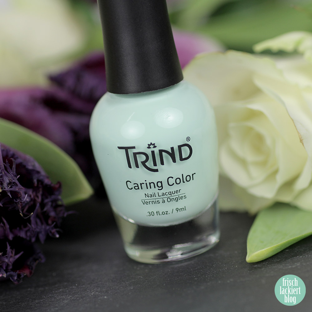 Trind Monterosso Mint – mintgrün Nagellack – Cinque Terre Charm Kollektion – Swatch by frischlackiert