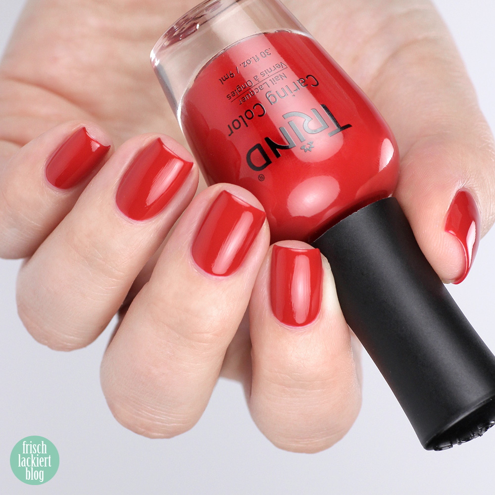 Trind Via dell' Amore – roter Nagellack – Cinque Terre Charm Kollektion – Swatch by frischlackiert