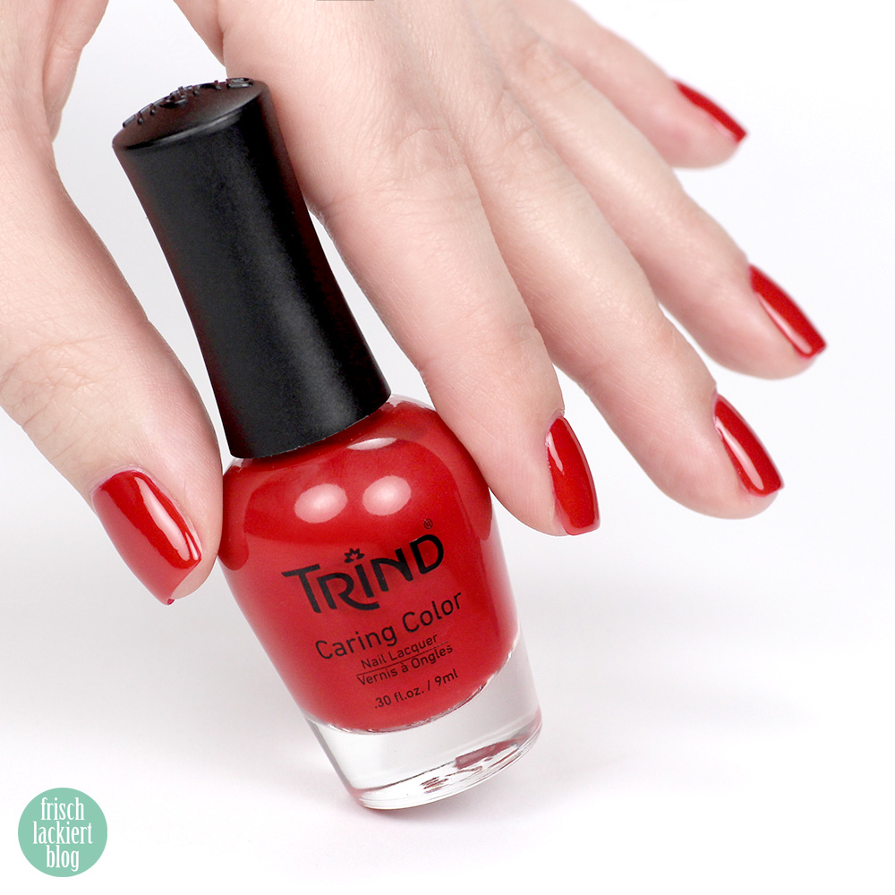 Trind Via dell' Amore – roter Nagellack – Cinque Terre Charm Kollektion – Swatch by frischlackiert