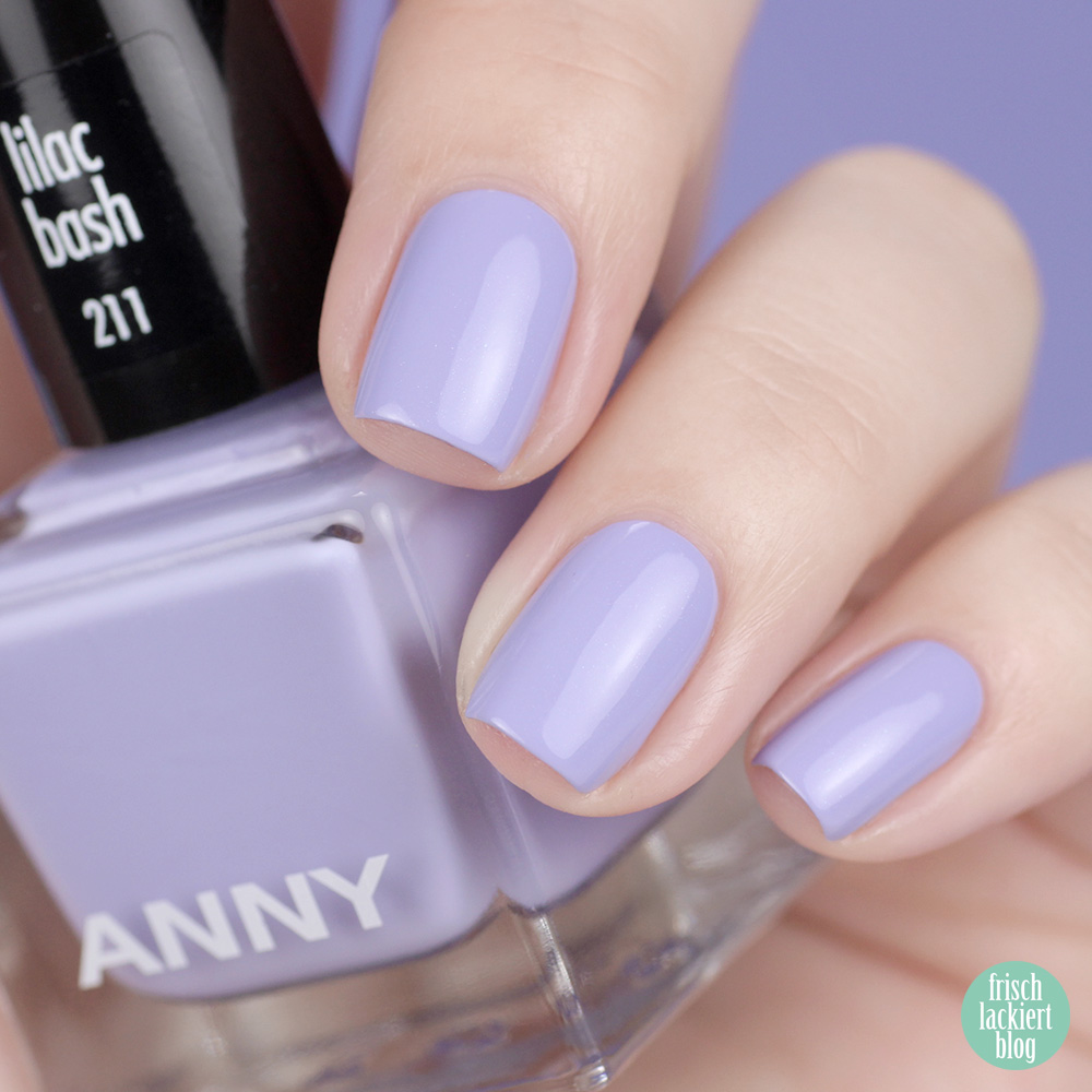 Ice Ice Baby Sommerkollektion ANNY – lilac bash – Trend Nagellackfarben für den Sommer 2019 – swatch by frischlackiert