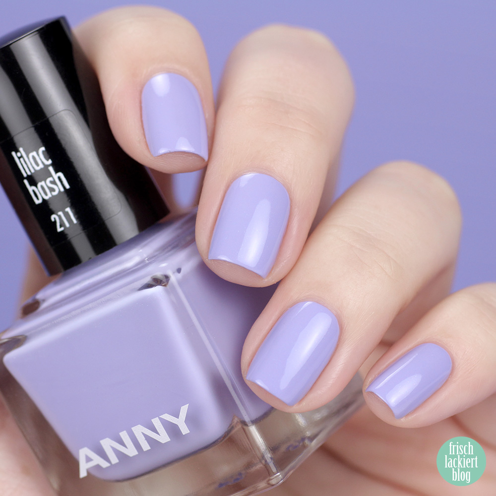 Ice Ice Baby Sommerkollektion ANNY – lilac bash – Trend Nagellackfarben für den Sommer 2019 – swatch by frischlackiert