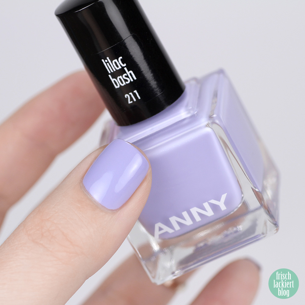 Ice Ice Baby Sommerkollektion ANNY – lilac bash – Trend Nagellackfarben für den Sommer 2019 – swatch by frischlackiert