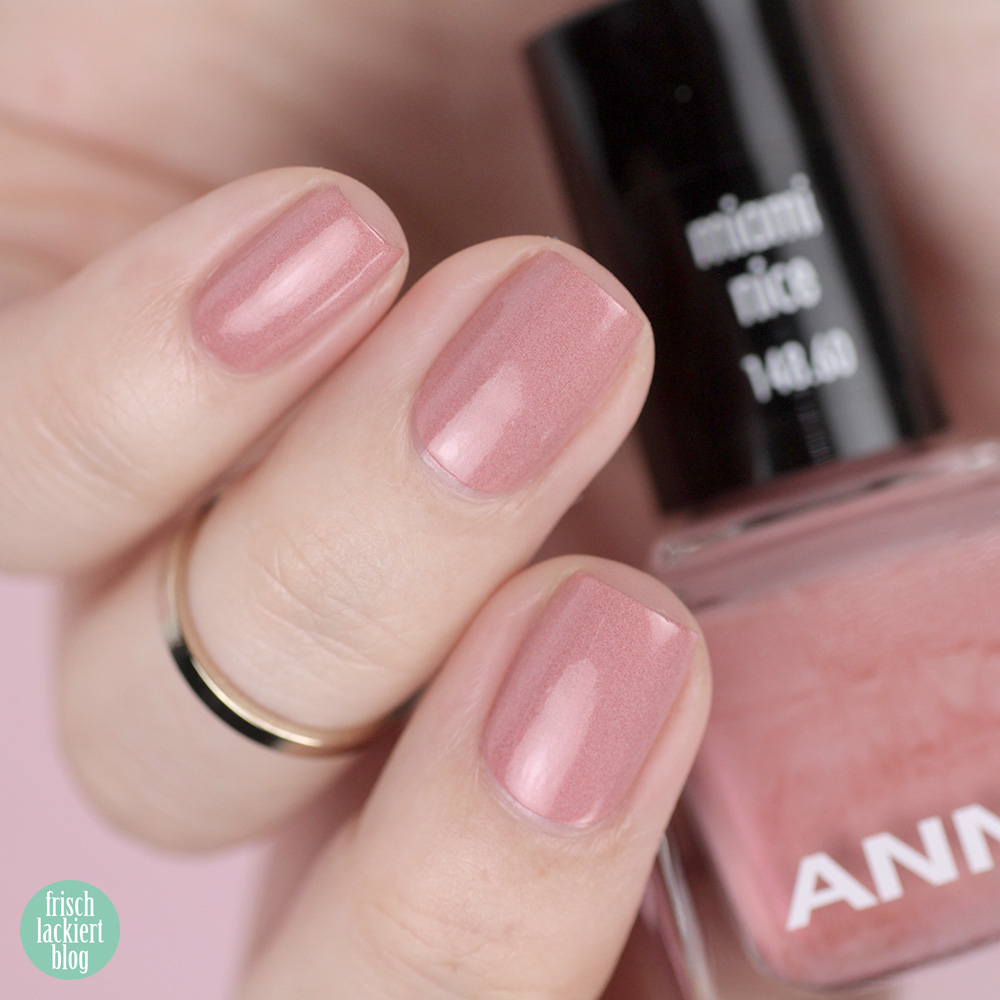Ice Ice Baby Sommerkollektion ANNY – miami nice – Trend Nagellackfarben für den Sommer 2019 – swatch by frischlackiert