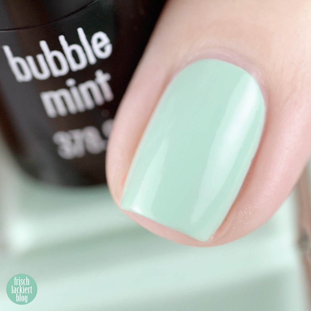 Ice Ice Baby Sommerkollektion ANNY – bubble mint – Trend Nagellackfarben für den Sommer 2019 – swatch by frischlackiert