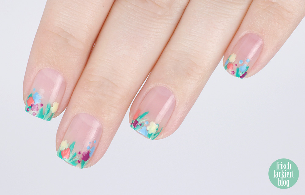 Frischlackiert-Challenge – Blumen Nailart für den Sommer – by frischlackiert