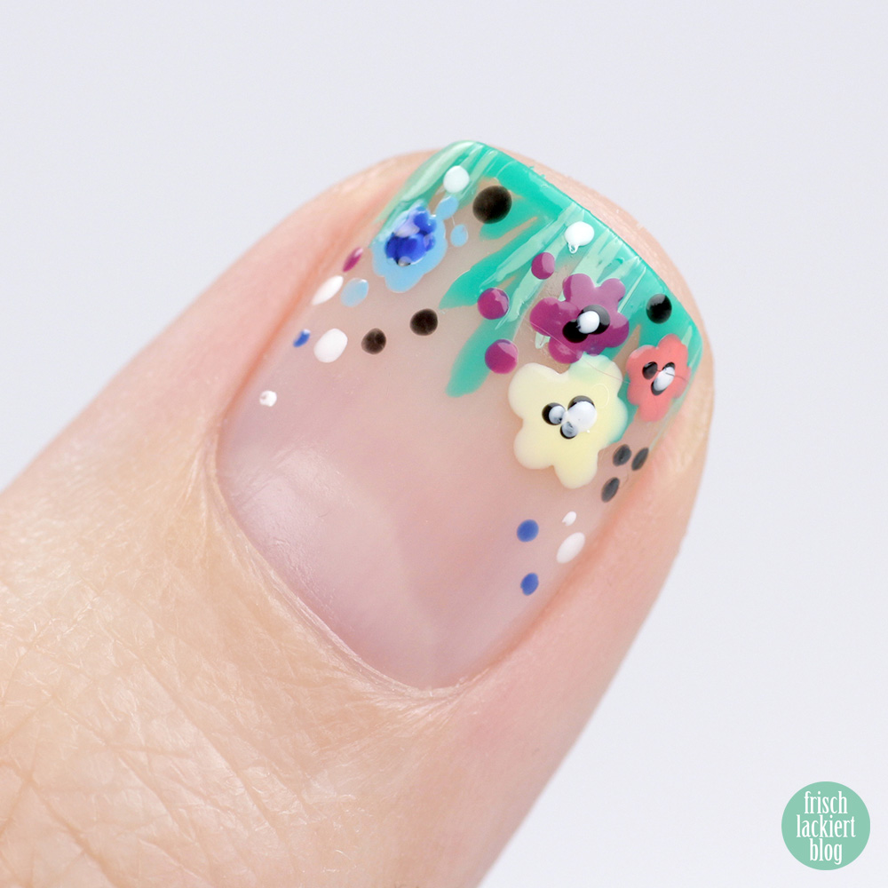Frischlackiert-Challenge – Blumen Nailart für den Sommer – by frischlackiert