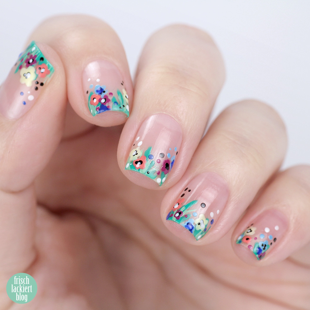 Frischlackiert-Challenge – Blumen Nailart für den Sommer – by frischlackiert