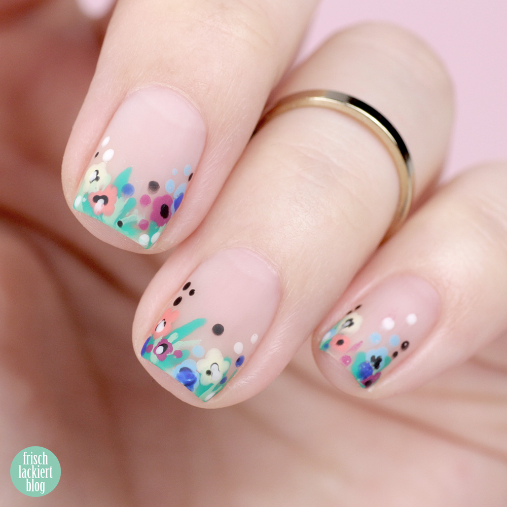 Frischlackiert-Challenge – Blumen Nailart für den Sommer – by frischlackiert