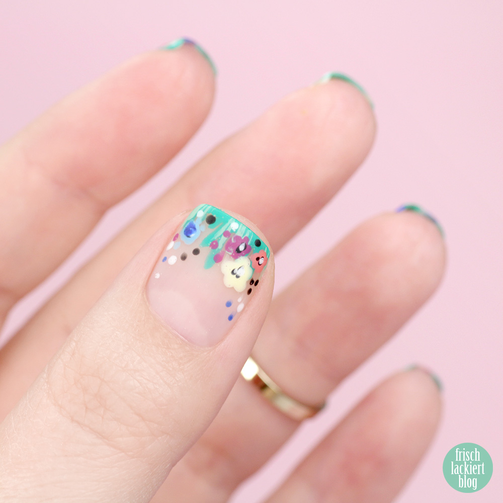 Frischlackiert-Challenge – Blumen Nailart für den Sommer – by frischlackiert