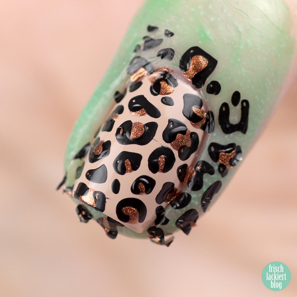 Frischlackiert-Challenge – Miau – Leopard Nailart – by frischlackiert