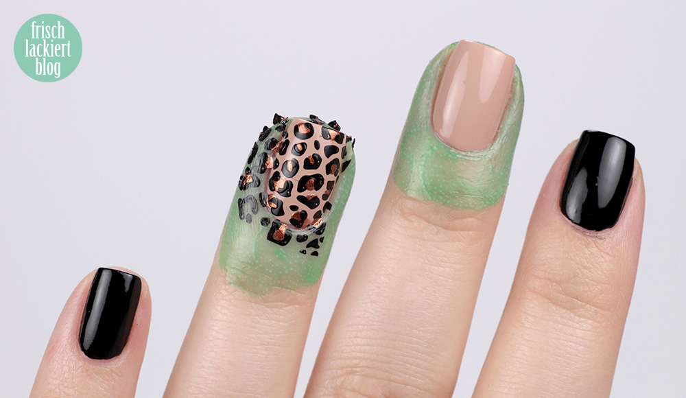 Frischlackiert-Challenge – Miau – Leopard Nailart – by frischlackiert