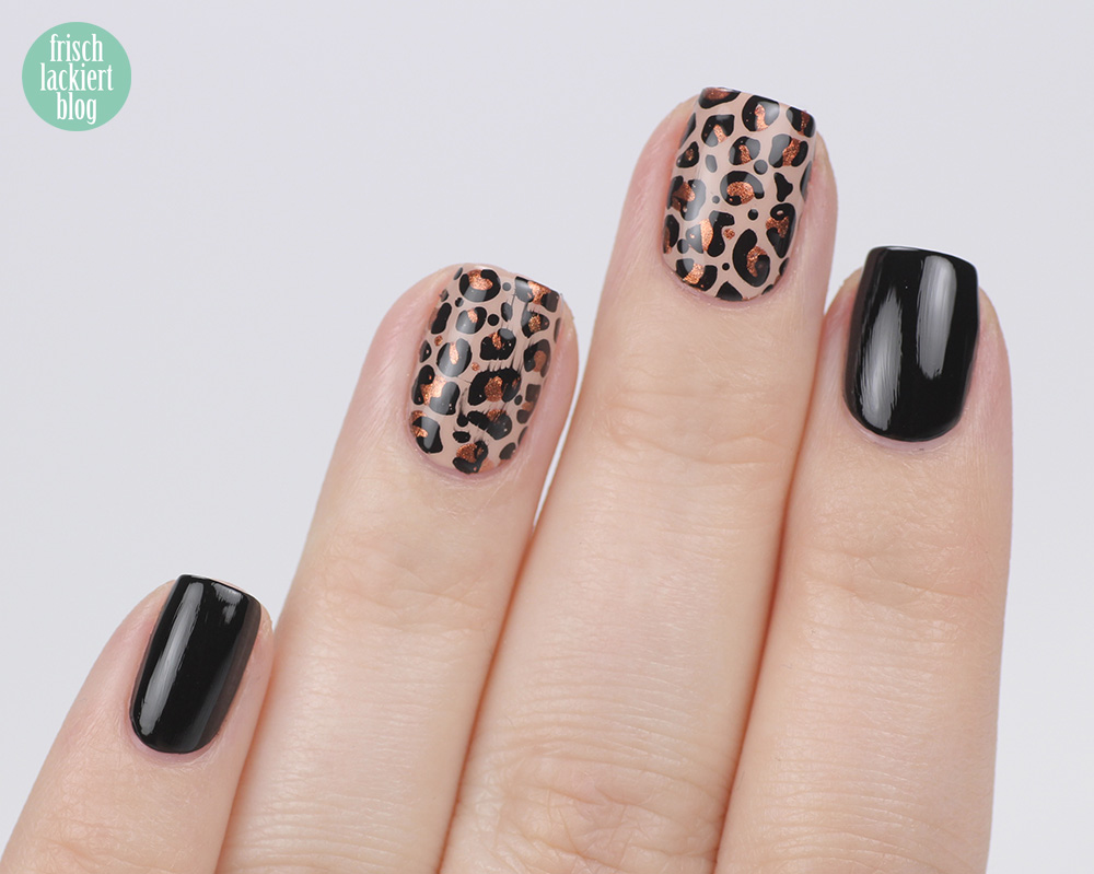 Frischlackiert-Challenge – Miau – Leopard Nailart – by frischlackiert