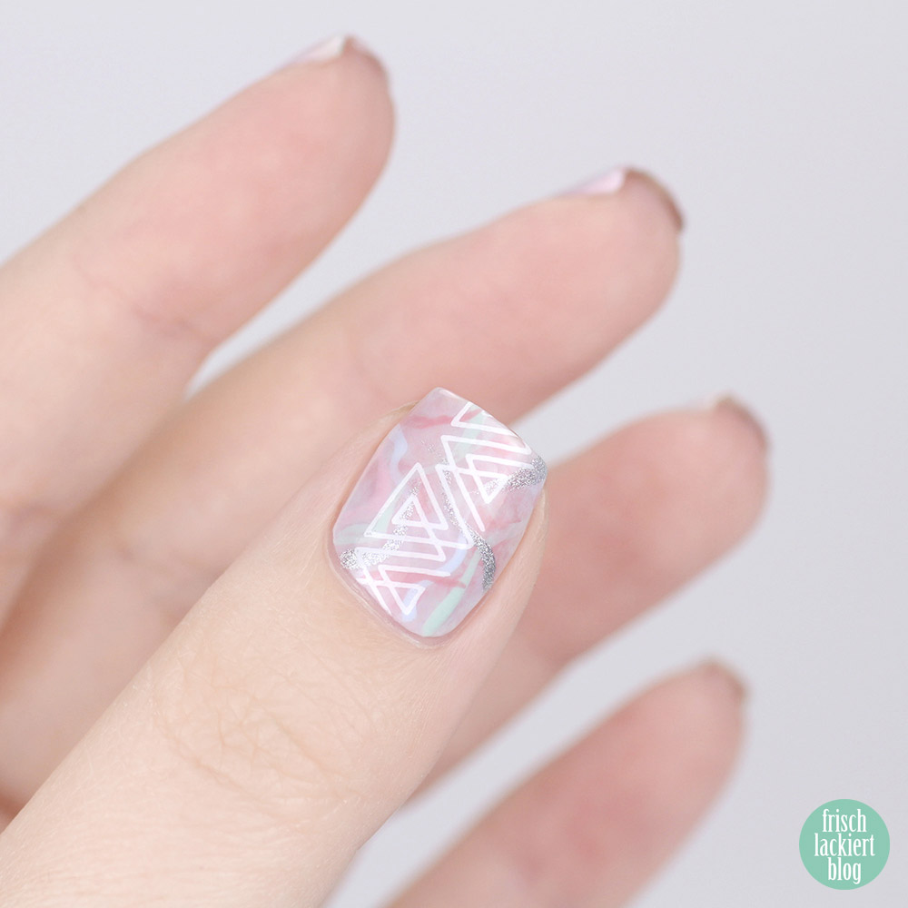 Coachella Festival Nailart Inspiration – Geometrie Pastell Nageldesign mit ANNY – by frischlackiert