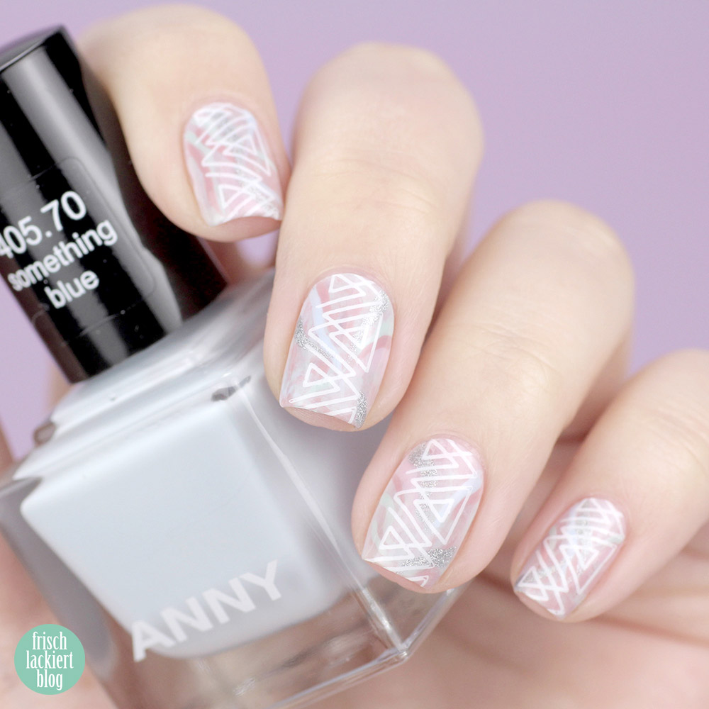 Coachella Festival Nailart Inspiration – Geometrie Pastell Nageldesign mit ANNY – by frischlackiert