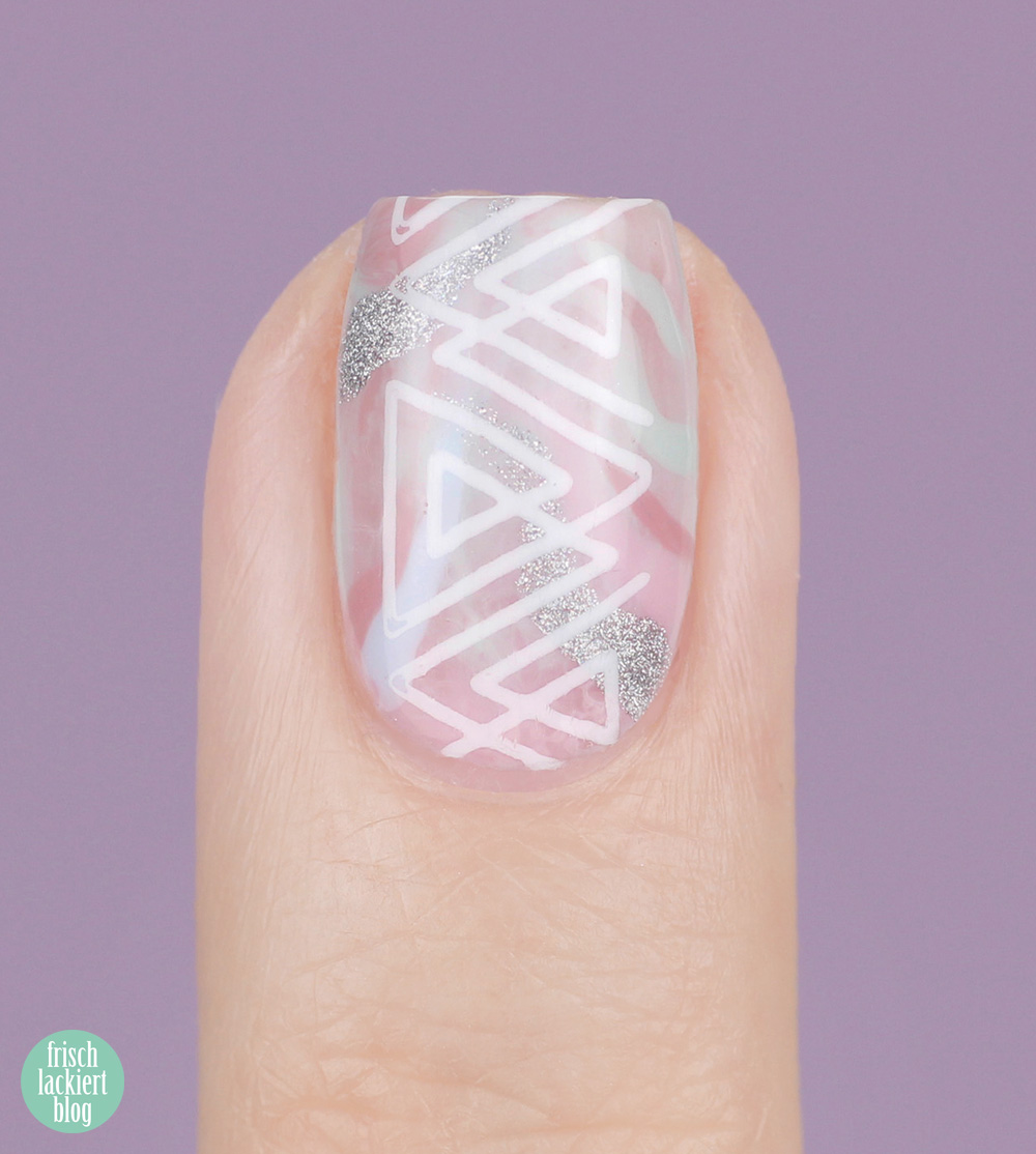 Coachella Festival Nailart Inspiration – Geometrie Pastell Nageldesign mit ANNY – by frischlackiert
