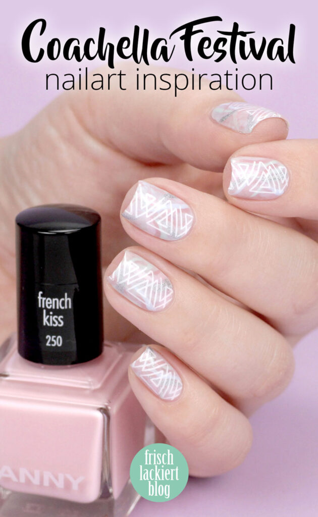 Coachella Festival Nailart Inspiration – Geometrie Pastell Nageldesign mit ANNY – by frischlackiert