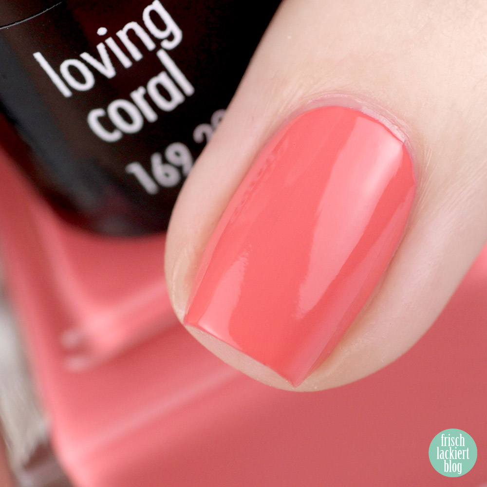 ANNY loving coral – Nagellack limited edition zur Color of the year Loving Coral – swatch by frischlackiert