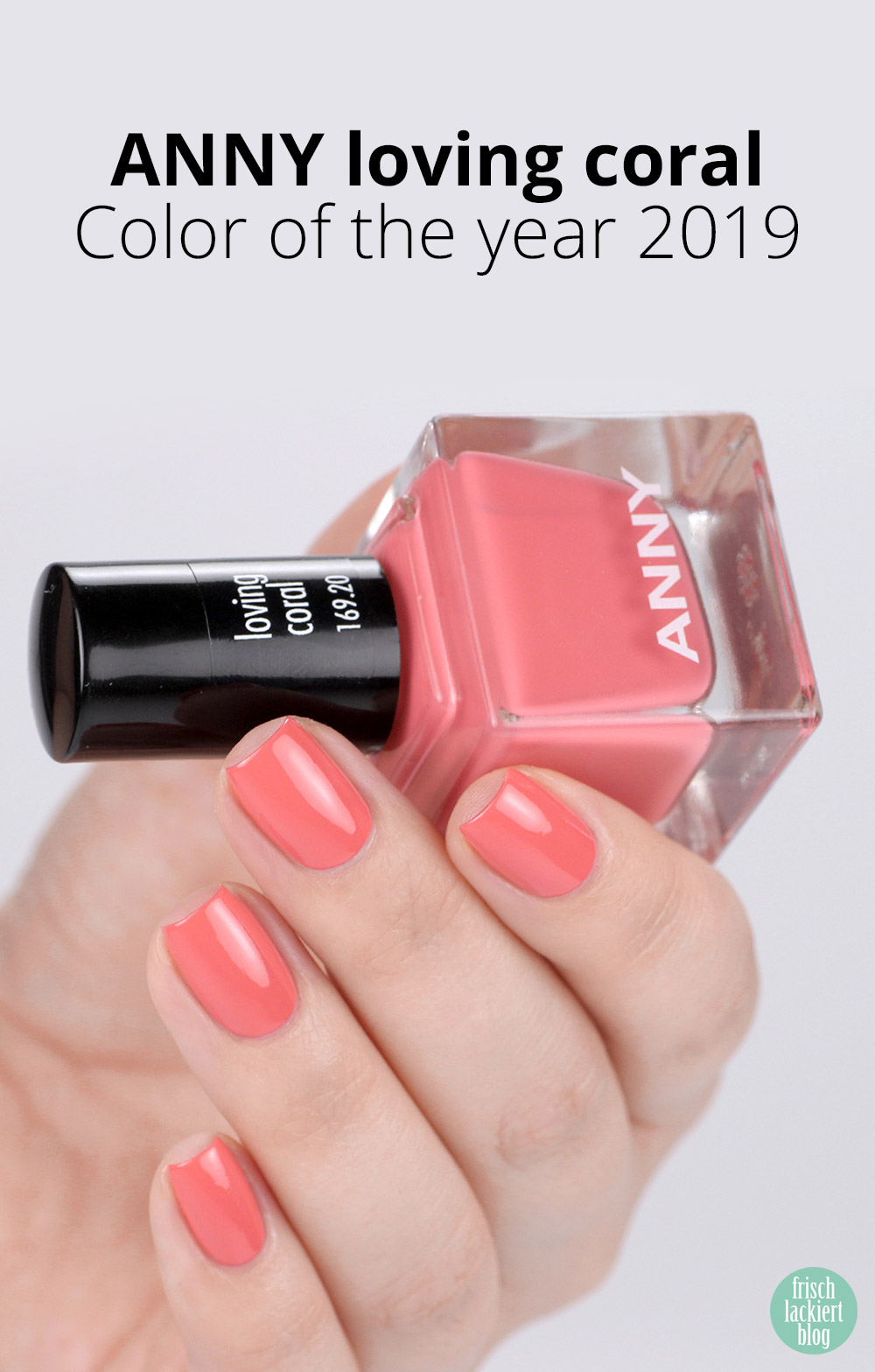ANNY loving coral – Nagellack limited edition zur Color of the year Loving Coral – swatch by frischlackiert