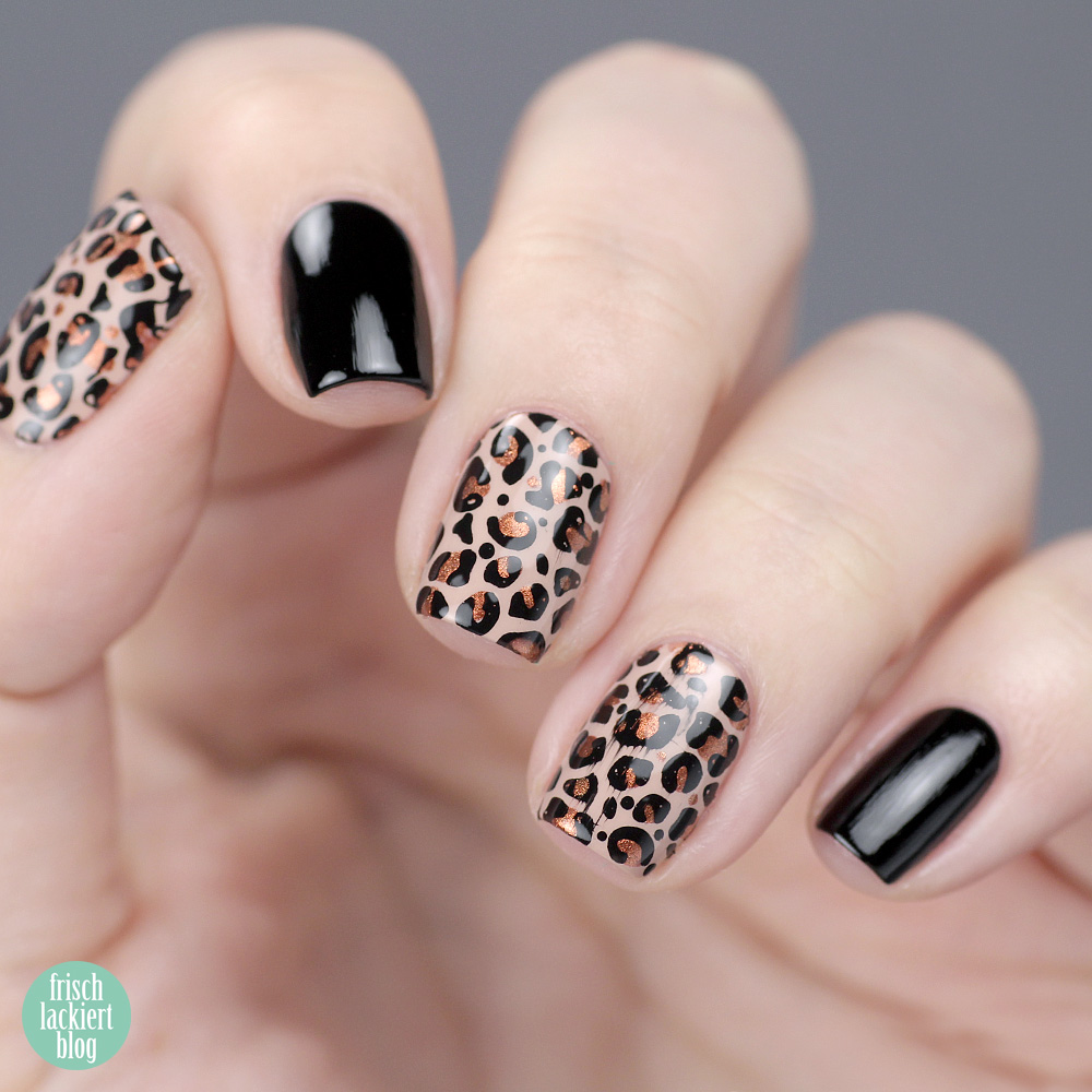 Frischlackiert-Challenge – Miau – Leopard Nailart – by frischlackiert