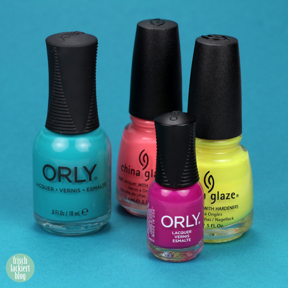 Frischlackiert-Challenge Reverse Stamping Neon Nailart – by frischlackiert