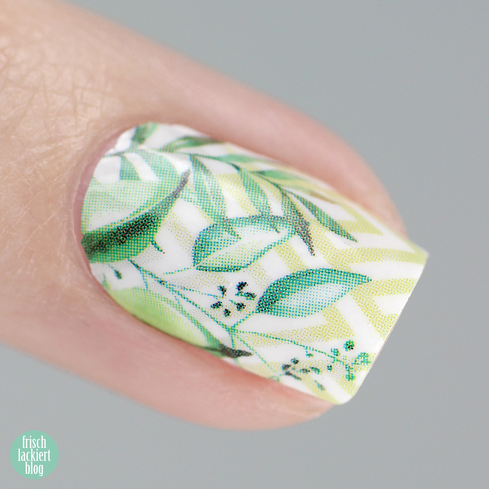 Sticker Gigant Nagelsticker Wiesengrün / Design by Lackschaft.de / Nailart mit Blättern für den Frühling und Sommer – swatch by frischlackiert