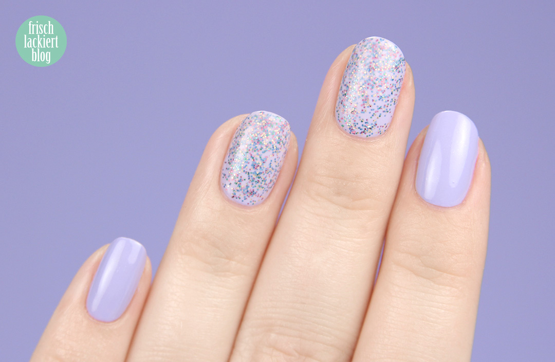 ANNY present for you und ANNY lilac bash swatch – by frischlackiert