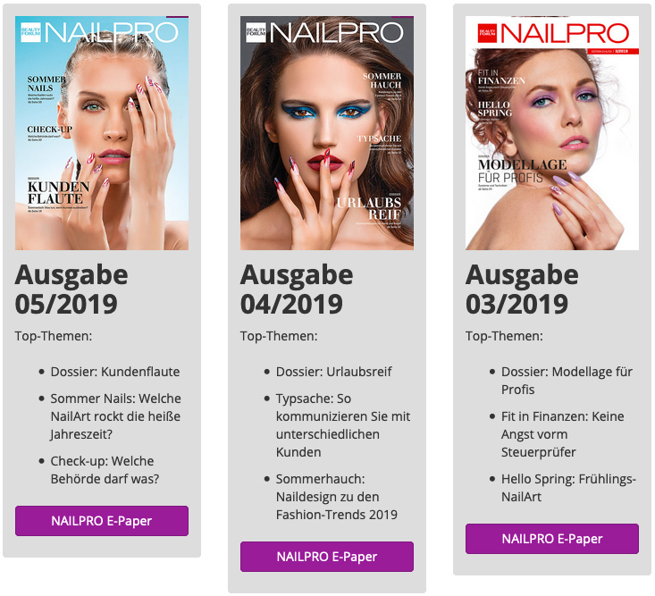 Nail Pro Zeitschrift für Nageldesigner – Was bringt das Abo und was bekommt man dafür?