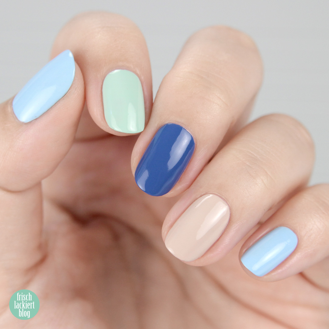 Beach Nails mit Kester Black – Sea Ocean Nailart MoYou Summer Lovin 06 – Sommer Nailart – by frischlackiert
