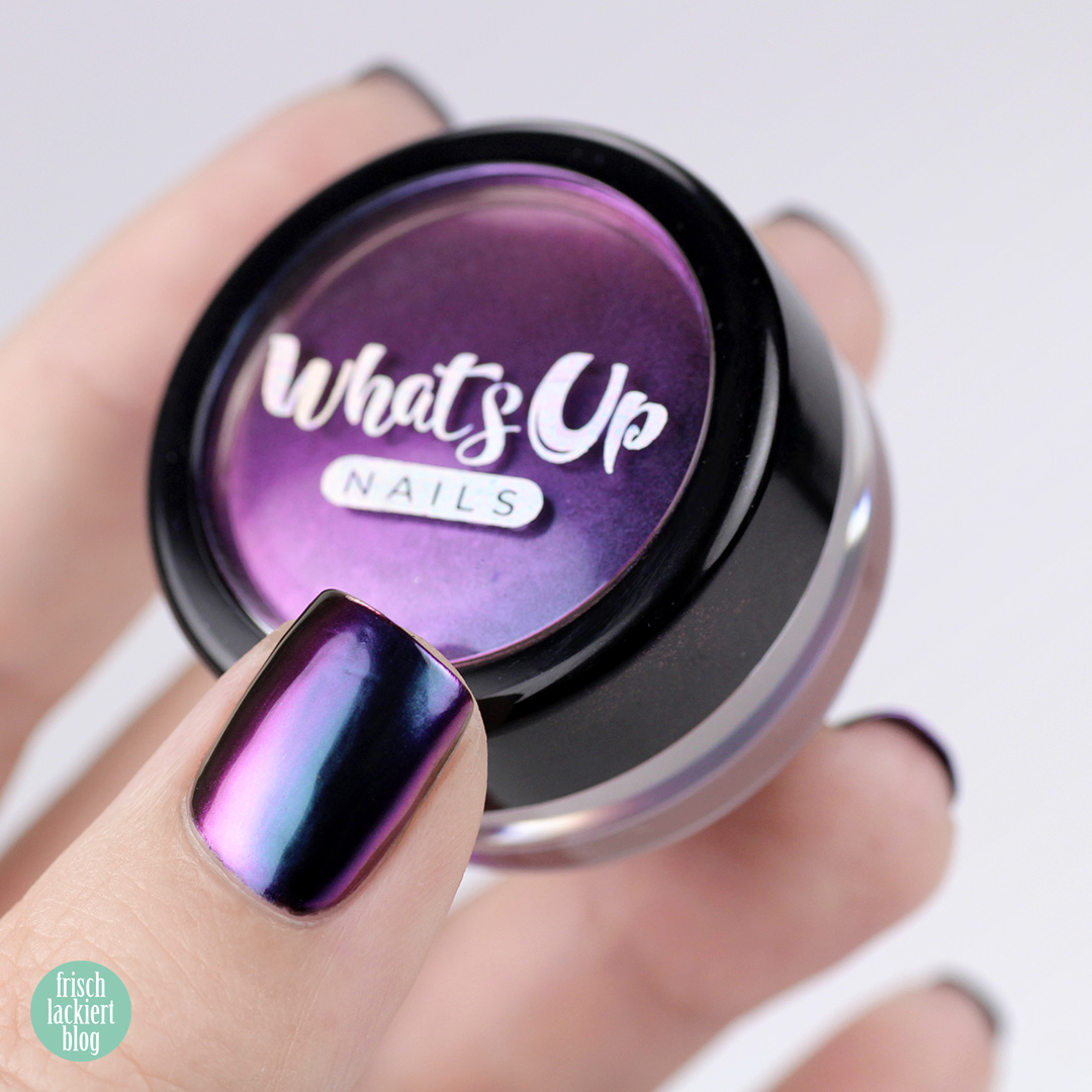 WhatsUp Nails Dream Powder Swatch – Nailart mit Chrome Puder für Naturnägel ohne Gel – by frischlackiert