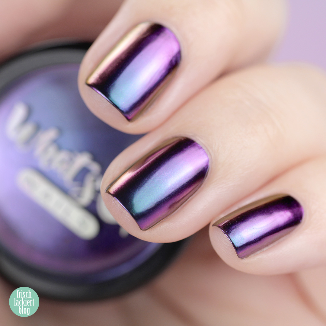 WhatsUp Nails Dream Powder Swatch – Nailart mit Chrome Puder für Naturnägel ohne Gel – by frischlackiert