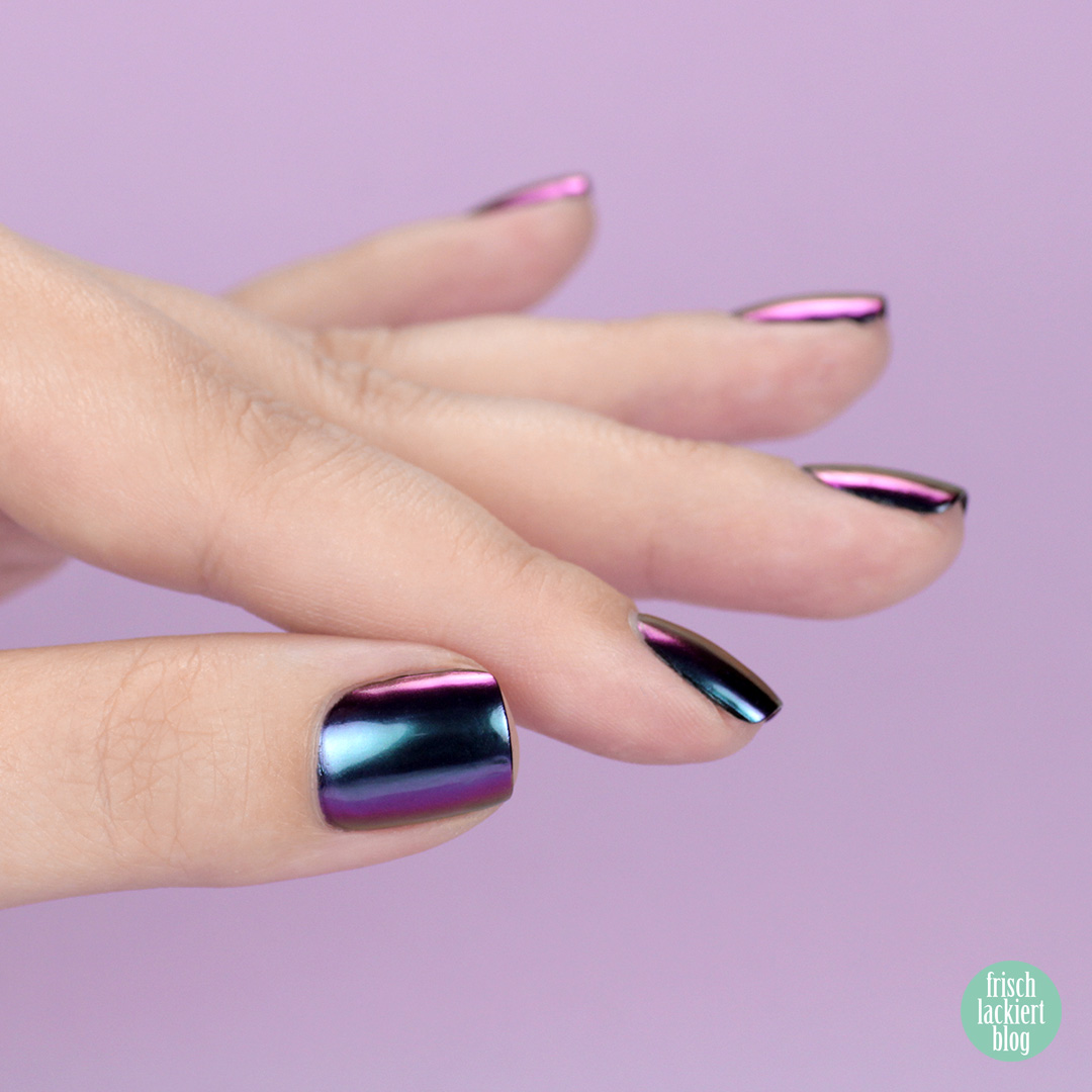 WhatsUp Nails Dream Powder Swatch – Nailart mit Chrome Puder für Naturnägel ohne Gel – by frischlackiert