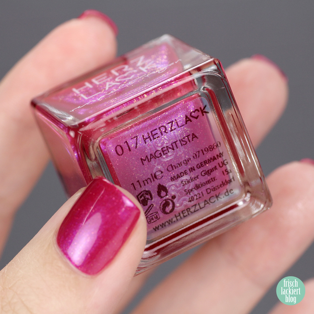Herzlack – verspielt veganer Nagellack aus Deutschland – Review und Swatches von frischlackiert