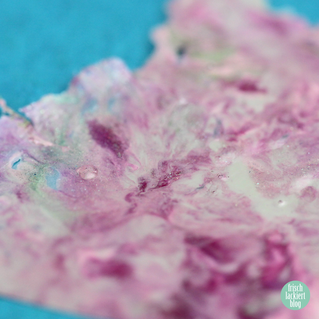 Nailart Challenge – Spring Nailart Flower Stamper Marble Nails - by frischlackiert