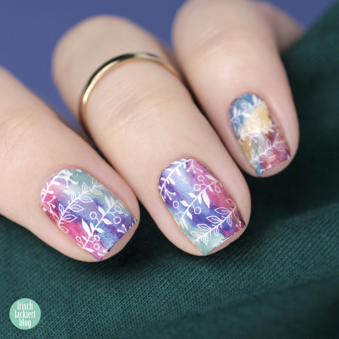 Schnelles Nailart mit h2oh Waterdecals – Schnelles Nailart in zehn Minuten – by frischlackiert