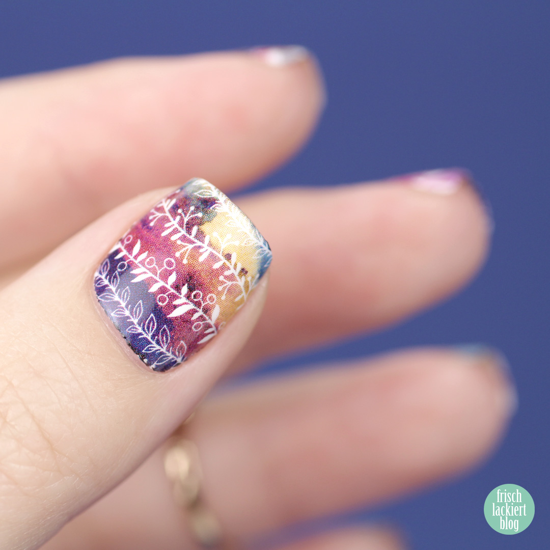 Schnelles Nailart mit h2oh Waterdecals – Schnelles Nailart in zehn Minuten – by frischlackiert