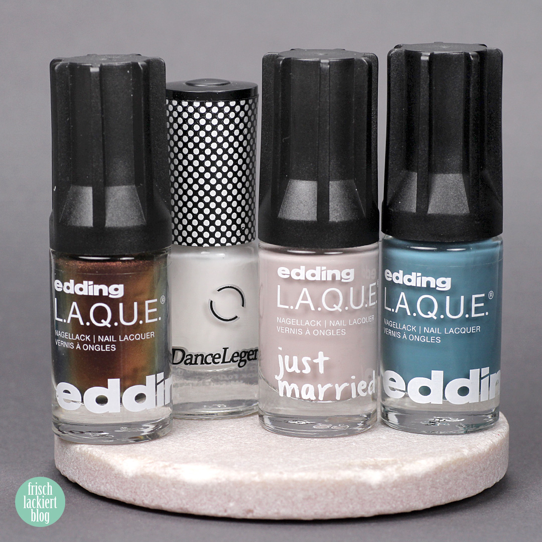 Frischlackiert-Challenge out of pace nails art - fluid nails - planet surface – by frischlackiert