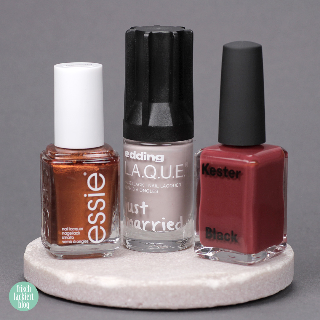 Frischlackiert-Challenge out of pace nails art - fluid nails - planet surface – by frischlackiert