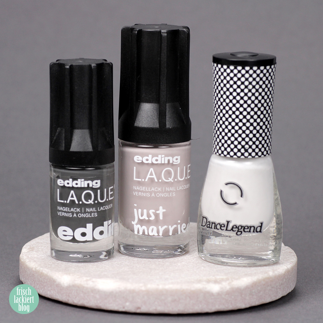 Frischlackiert-Challenge out of pace nails art - fluid nails - planet surface – by frischlackiert