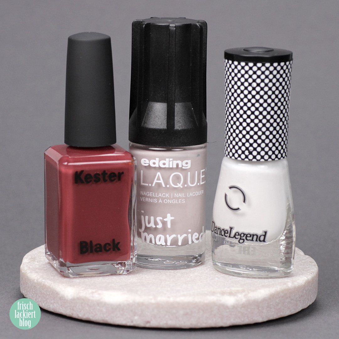 Frischlackiert-Challenge out of pace nails art - fluid nails - planet surface – by frischlackiert