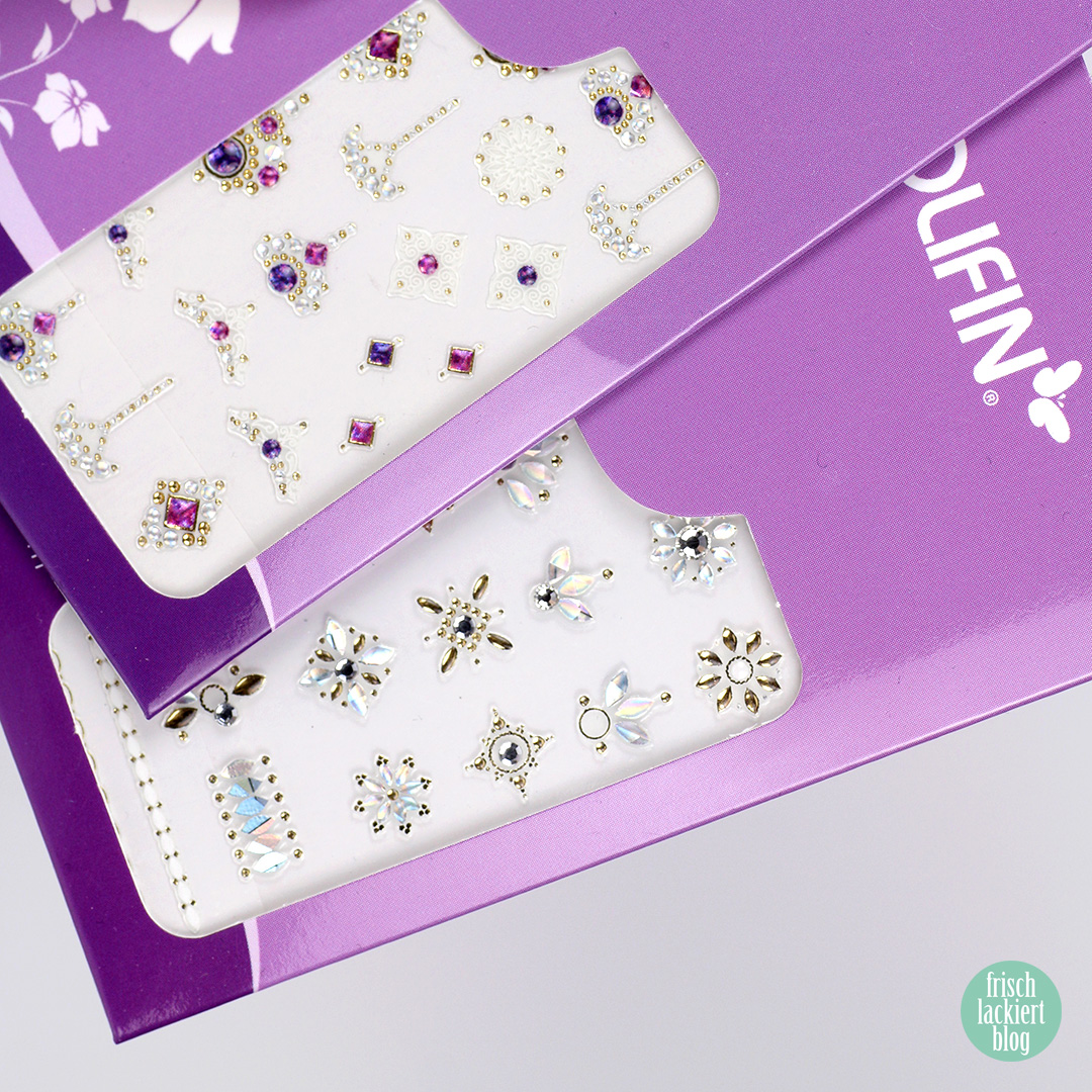 FrischlackiertChallenge – Arabian Nights Nailart – Jolifin Strass-Sticker Nr. 27 - by frischlackiert