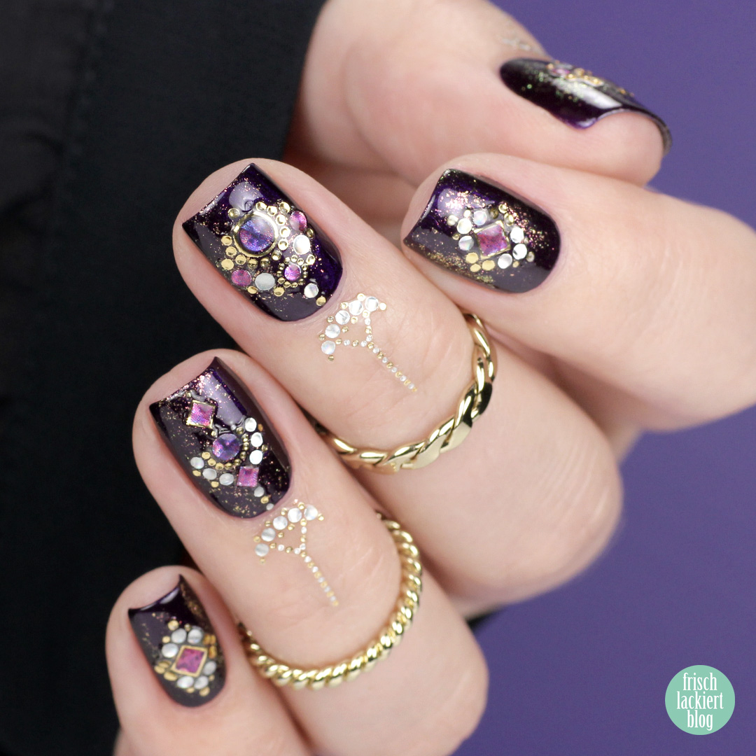 FrischlackiertChallenge – Arabian Nights Nailart – by frischlackiert