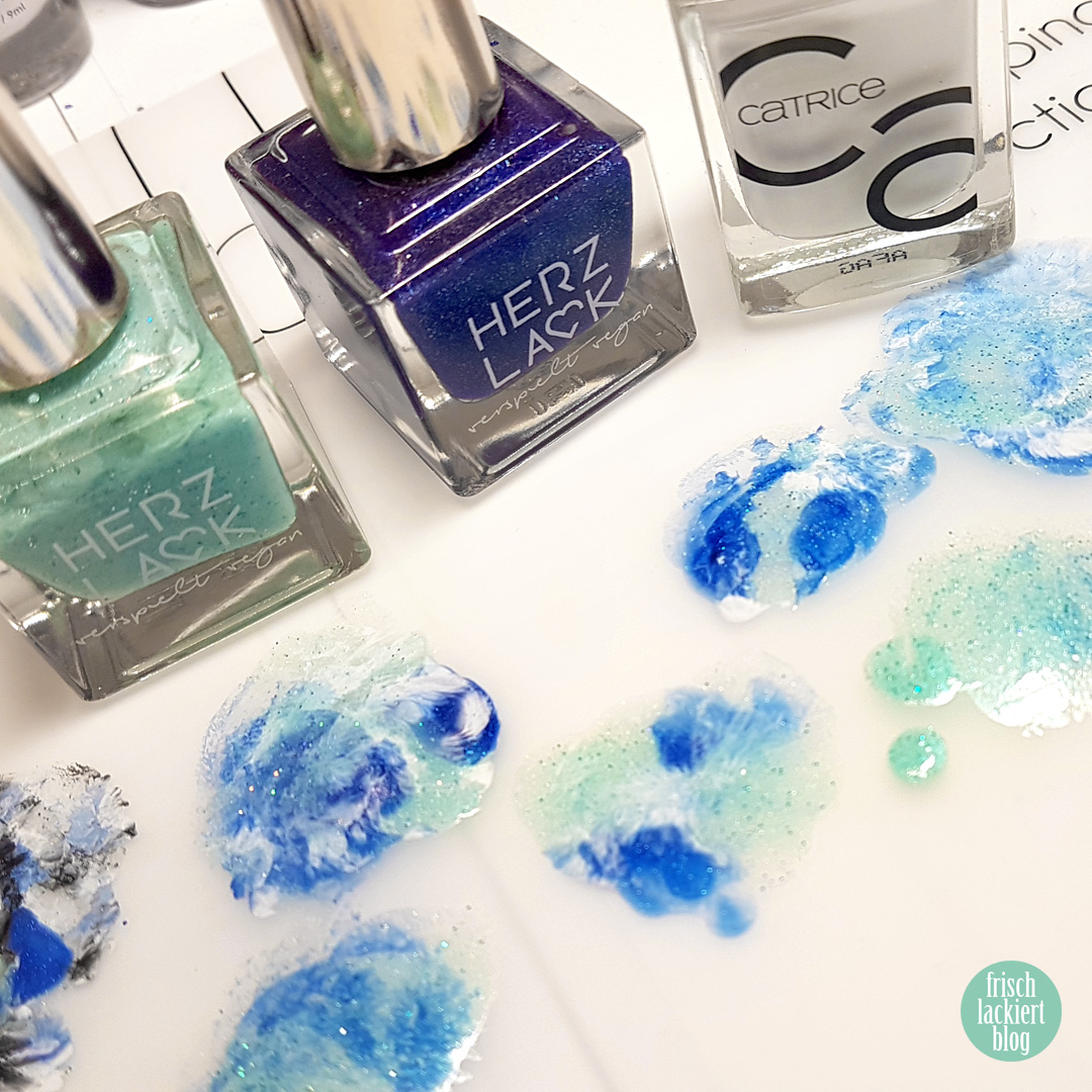 Frischlackiert-Challenge – Stamper Marble Nailart – by frischlackiert