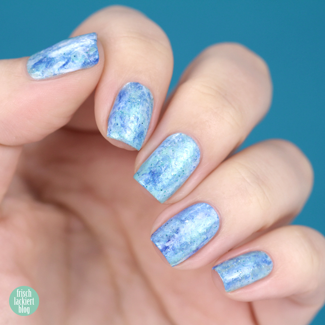 Frischlackiert-Challenge – Stamper Marble Nailart – by frischlackiert
