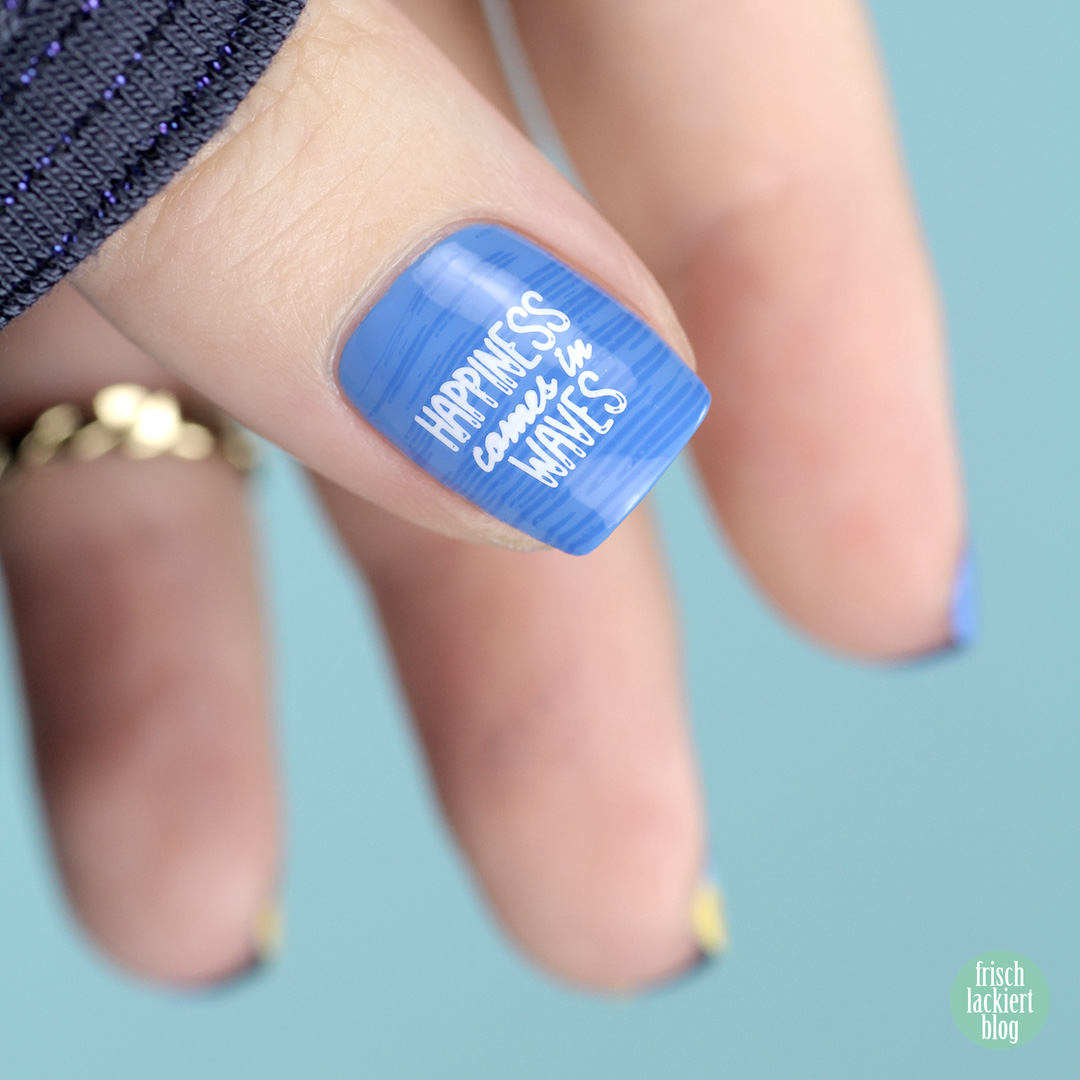 Frischlackiert-Challenge Summer Lovin Stamping Nailart